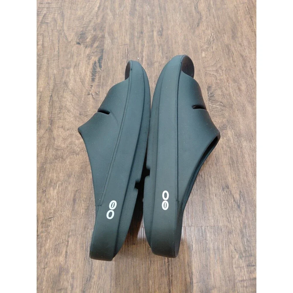 OOFOS OOahh Size Men's 6 / Women's 8  Unisex Slide Sandals - Black